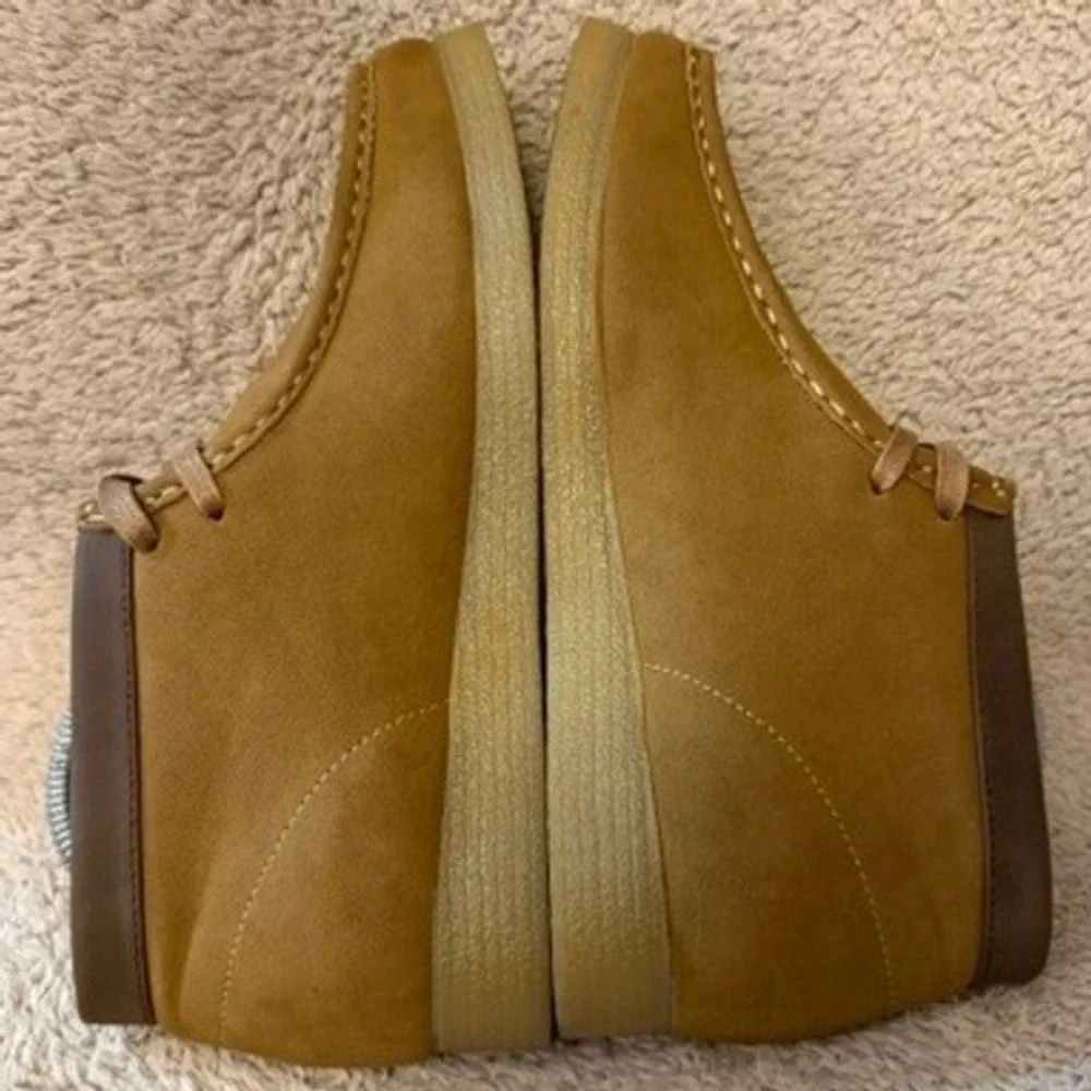 Savannah Harbor Chukka Boots Mens Size 9M Tan Hawk Wallabee Style Casual Shoes